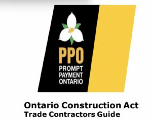 Ontario Construction Act - Trade Contractor's Guide